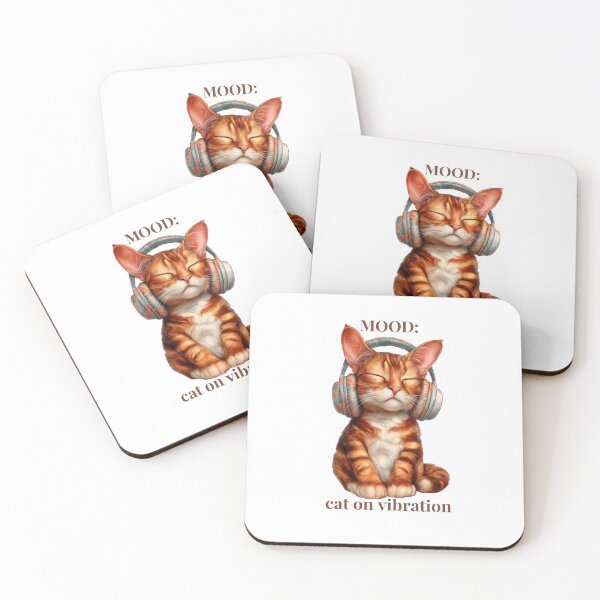 Item preview, Just Vibing – Chill Cat Listening to Music ? designed and sold by NUVYStudio.