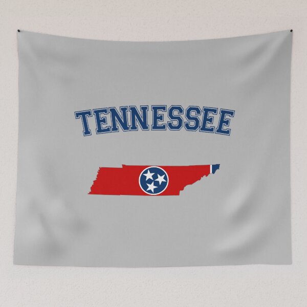 Item preview, Tennessee Pride, State Flag Map & Arched College Text designed and sold by mashmosh.