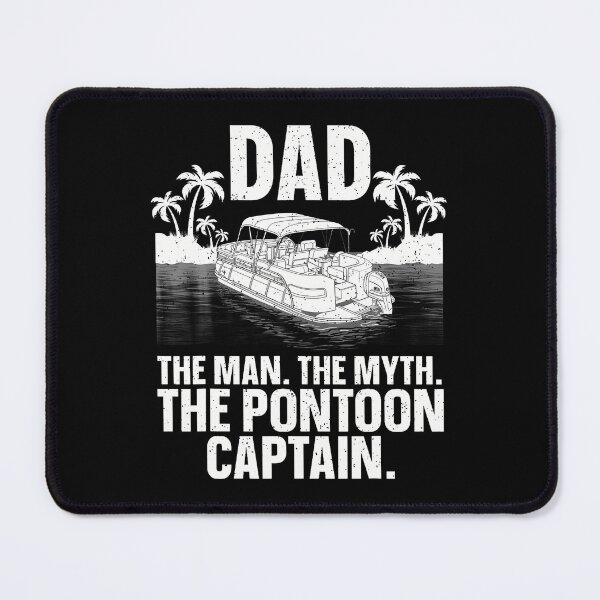 Item preview, Funny Pontoon Dad Art For Men Boating Pontoon Boat Captain designed and sold by CandyceMillie.