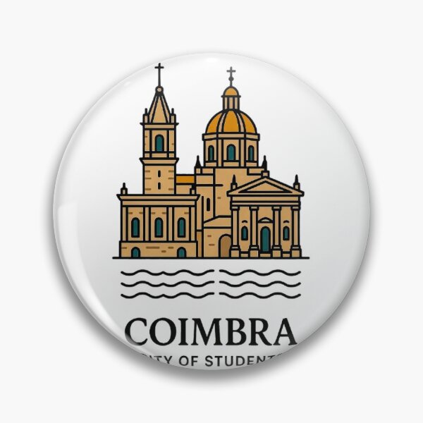 Item preview, Coimbra City of Students Illustration designed and sold by vivaportugalstore.