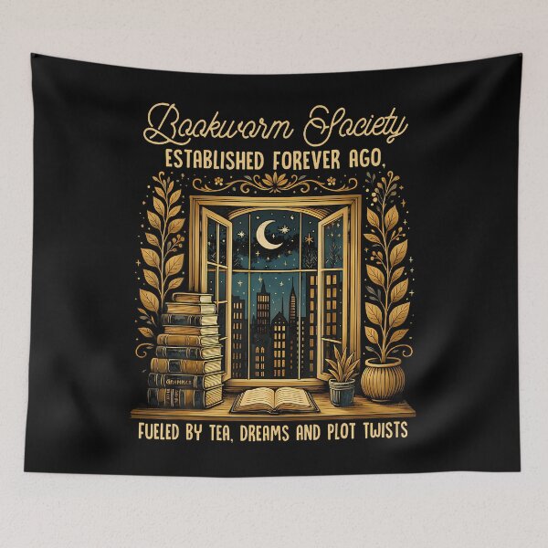 Item preview, Bookworm Society Crest designed and sold by pbfrhngm99.