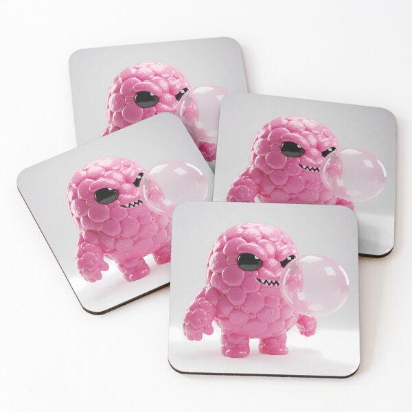 Item preview, Bubblegum Blob Monster Smiles Back designed and sold by digisetumedia.