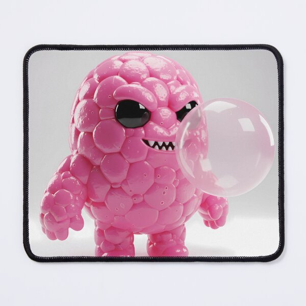 Item preview, Bubblegum Blob Monster Smiles Back designed and sold by digisetumedia.