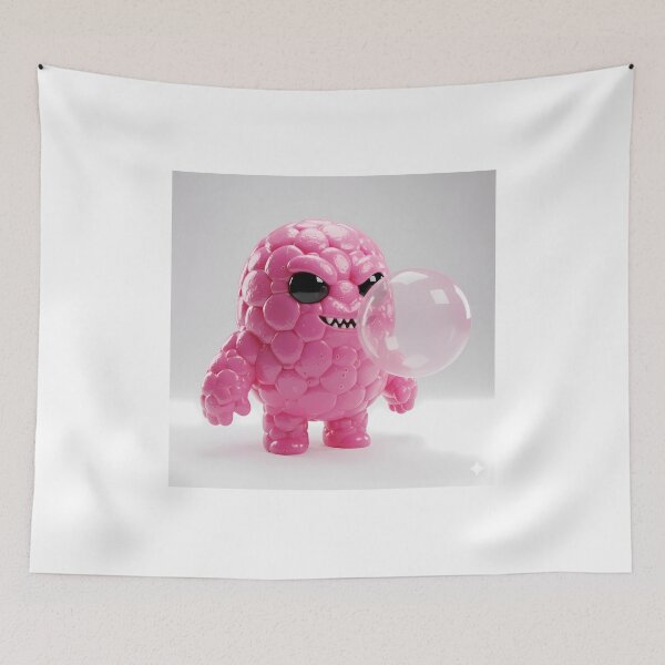 Item preview, Bubblegum Blob Monster Smiles Back designed and sold by digisetumedia.