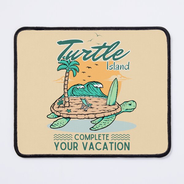 Item preview, Turtle Island – Tropical Vacation Beach Turtle Summer Art designed and sold by MUKUND FASHION DESIGN.