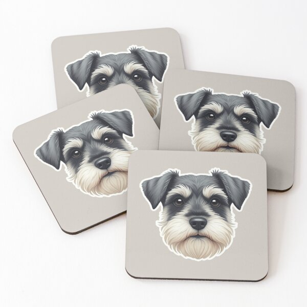 Aperçu de l'œuvre Schnauzer miniature créée et vendue par StickersRyous.