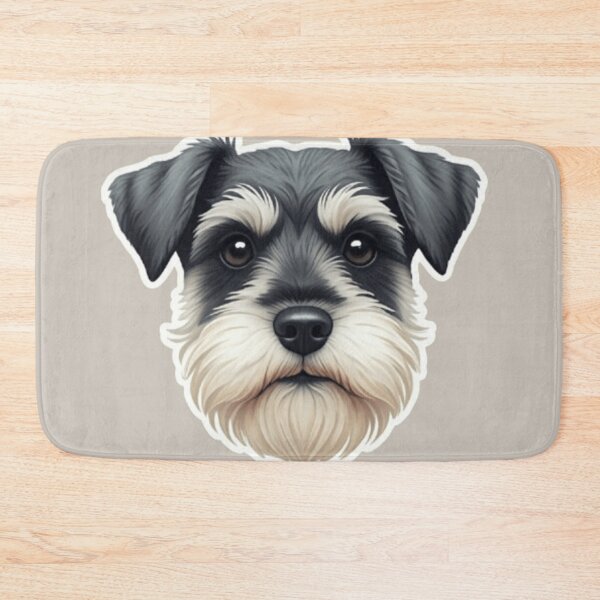 Aperçu de l'œuvre Schnauzer miniature créée et vendue par StickersRyous.