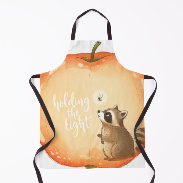 Item preview, Cute Raccoon and Glowing Bee in a Giant Apple designed and sold by SITU art.
