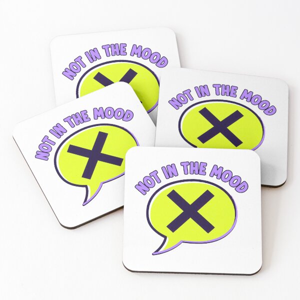Item preview, Not In The Mood Crossed Speech Bubble designed and sold by nuel-art.