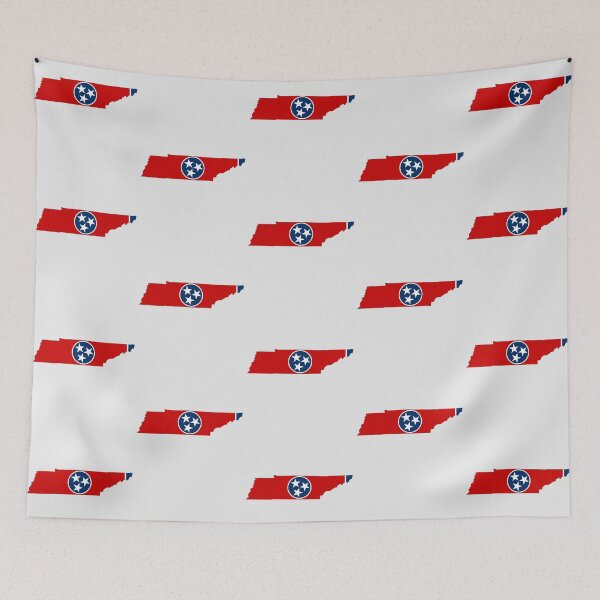 Item preview, Proud Tennesseean, State Flag & Map Silhouette T-Shirt designed and sold by mashmosh.