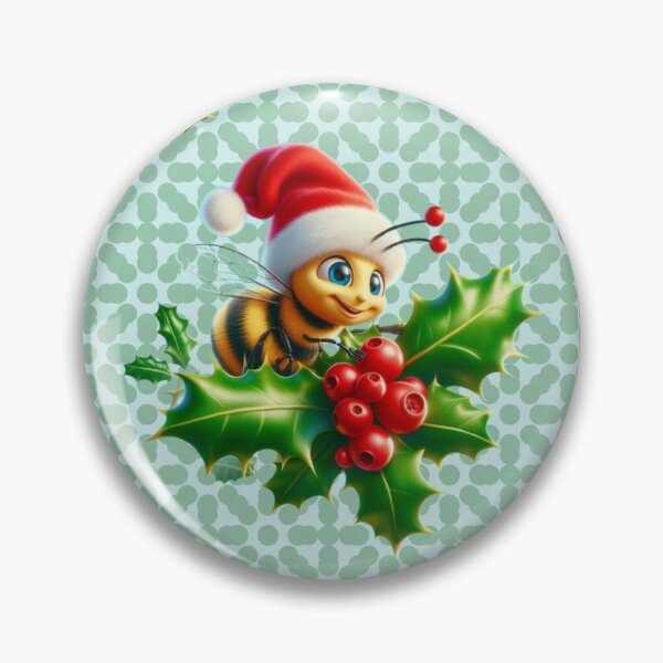 Item preview, Seamless Christmas Bee Holiday Blanket Pattern designed and sold by HopeAndHustle.