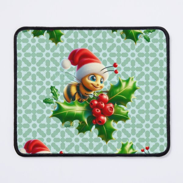 Item preview, Seamless Christmas Bee Holiday Blanket Pattern designed and sold by HopeAndHustle.