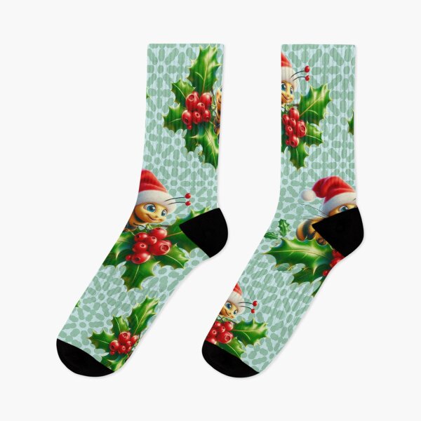 Item preview, Seamless Christmas Bee Holiday Blanket Pattern designed and sold by HopeAndHustle.