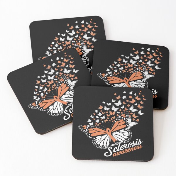 Item preview, Multiple Sclerosis Awareness Butterfly Wear Orange Ribbon  designed and sold by CombatTask.