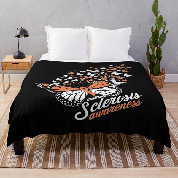 Item preview, Multiple Sclerosis Awareness Butterfly Wear Orange Ribbon  designed and sold by CombatTask.