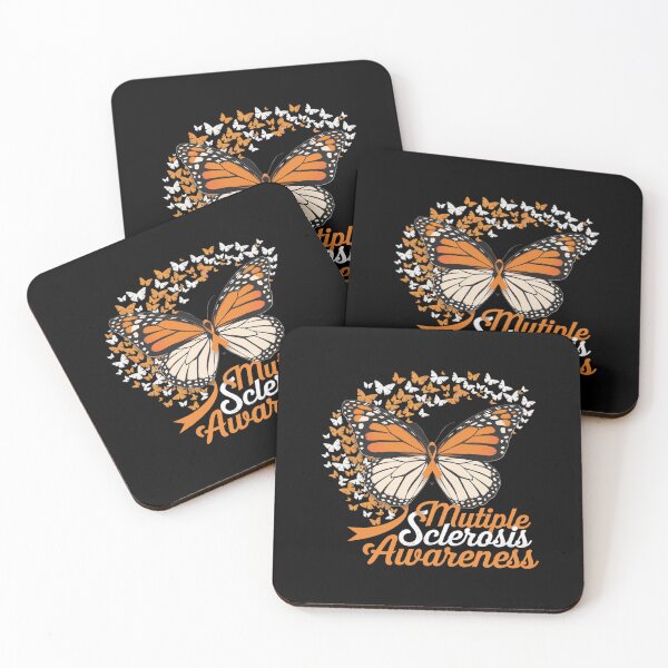 Item preview, Multiple Sclerosis Awareness Butterfly Wear Orange Ribbon MS  designed and sold by MythWoot.