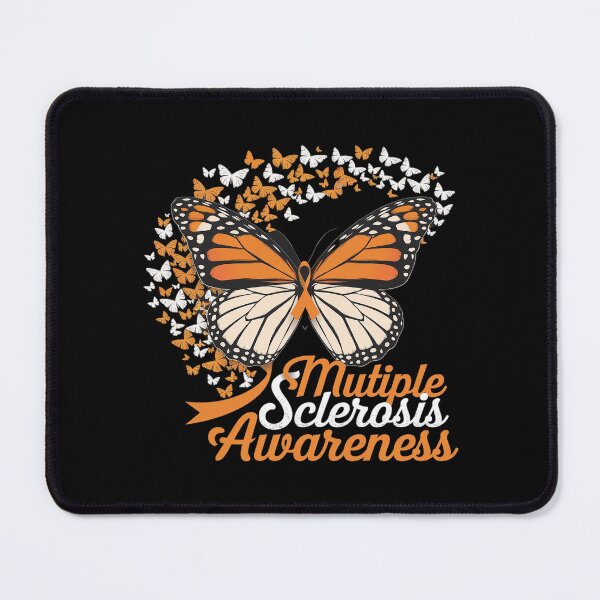 Item preview, Multiple Sclerosis Awareness Butterfly Wear Orange Ribbon MS  designed and sold by MythWoot.