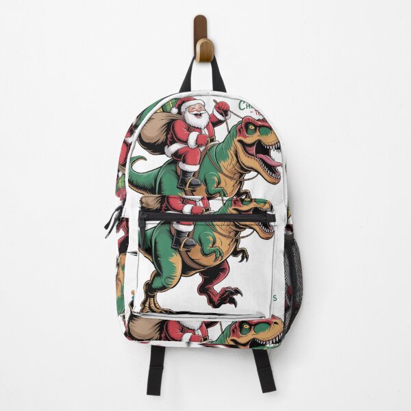 Item preview, Funny Santa Riding Dinosaur Christmas Xmas Gift Idea Santa's Merry Christmas squad designed and sold by kaka8888.