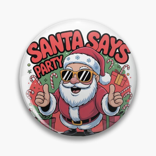 Item preview, Funny Santa says party Christmas Xmas Gift Idea  Merry Christmas squad  designed and sold by kaka8888.