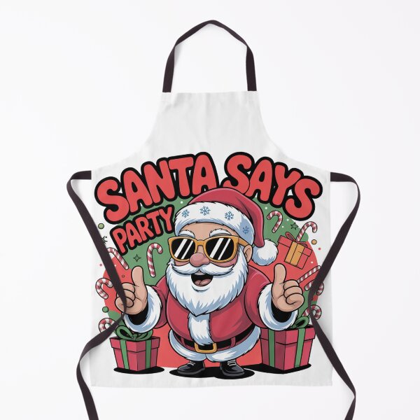 Item preview, Funny Santa says party Christmas Xmas Gift Idea  Merry Christmas squad  designed and sold by kaka8888.