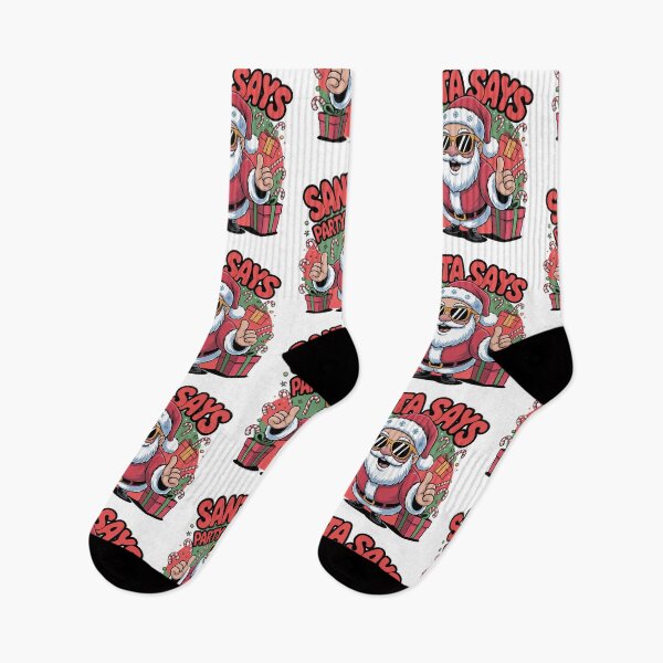 Item preview, Funny Santa says party Christmas Xmas Gift Idea  Merry Christmas squad  designed and sold by kaka8888.