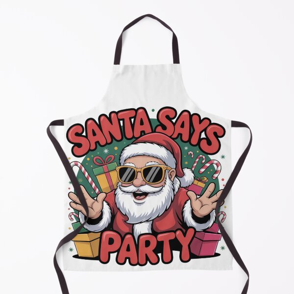 Item preview, Funny Santa says party Christmas Xmas Gift Idea  Merry Christmas squad  designed and sold by kaka8888.