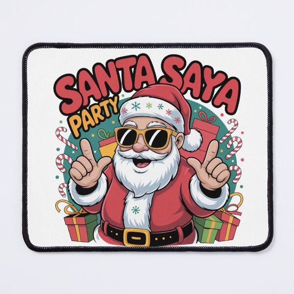 Item preview, Funny Santa says party Christmas Xmas Gift Idea Merry Christmas squad designed and sold by kaka8888.