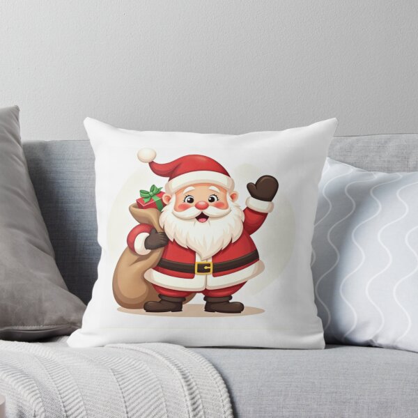 Item preview, Drawing of Cheerful Santa Carrying Gift Sack  designed and sold by NivyasArtistry.