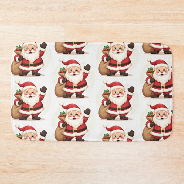 Item preview, Drawing of Cheerful Santa Carrying Gift Sack  designed and sold by NivyasArtistry.