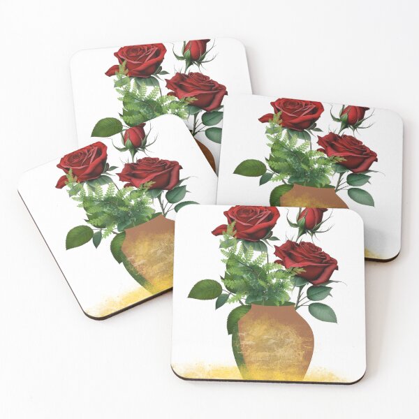 Item preview, Elegant Red Roses Floral Arrangement designed and sold by Extremeallie.