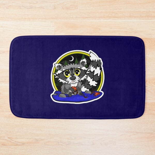 Item preview, 026 Rusty The River Raccoon Eating Crawdads designed and sold by DayHarvesters.