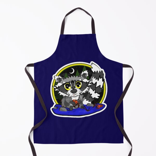Item preview, 026 Rusty The River Raccoon Eating Crawdads designed and sold by DayHarvesters.