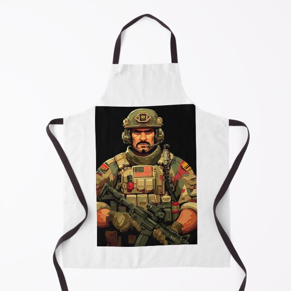 Item preview, Modern tactical soldier portrait with helmet and headset designed and sold by Piotrek0001.
