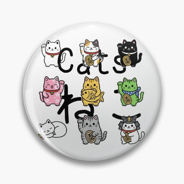 Item preview, Lucky Maneki Neko Cat Crew - Japanese Fortune Design designed and sold by nori0711.