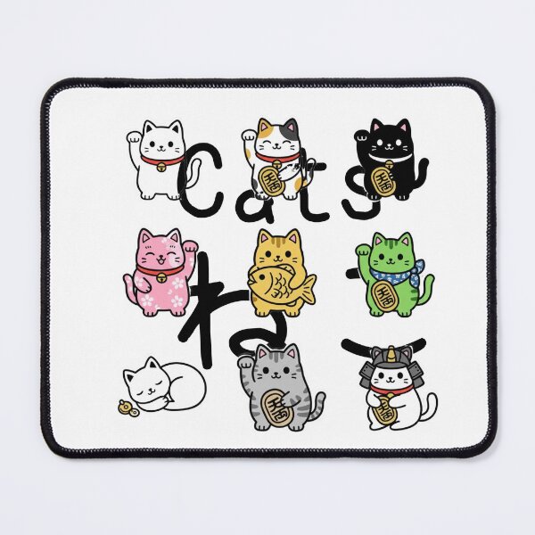 Item preview, Lucky Maneki Neko Cat Crew - Japanese Fortune Design designed and sold by nori0711.