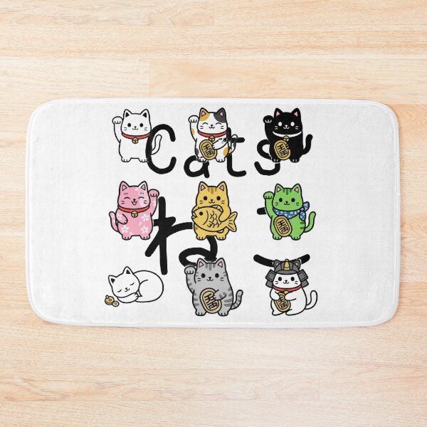Item preview, Lucky Maneki Neko Cat Crew - Japanese Fortune Design designed and sold by nori0711.