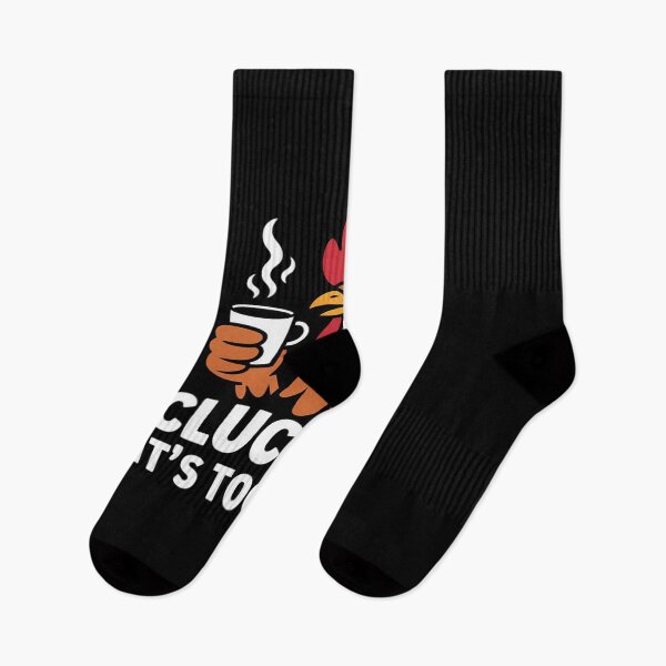 Item preview, Sarcastic Chicken Holding Mug Cluck Off It’s Too Early designed and sold by SnackPAC.