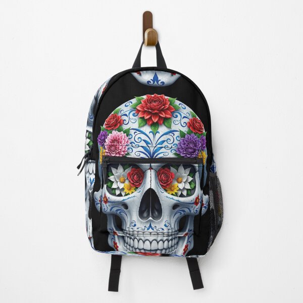 Item preview, Porcelain Skull Blooming with Roses designed and sold by Grafititee.