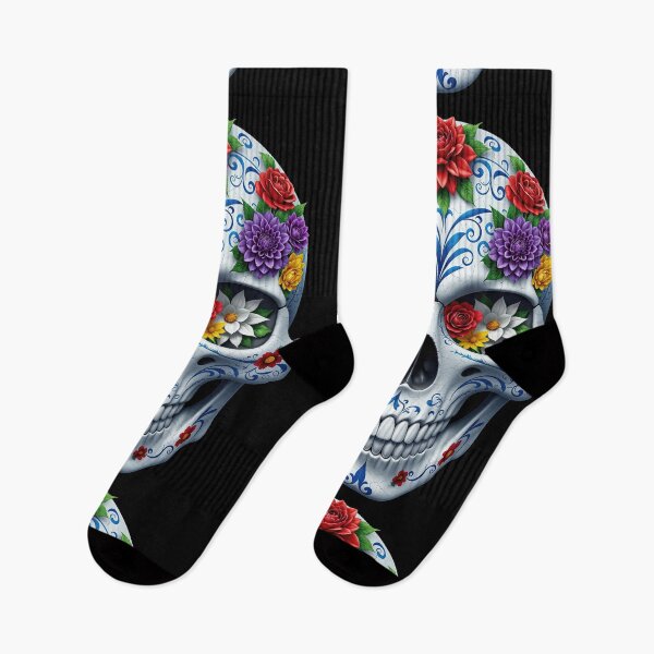 Item preview, Porcelain Skull Blooming with Roses designed and sold by Grafititee.