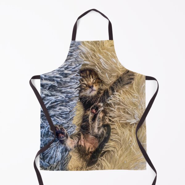 Item preview, Sleeping Kitten in Fluffy Blanket designed and sold by aadventures.