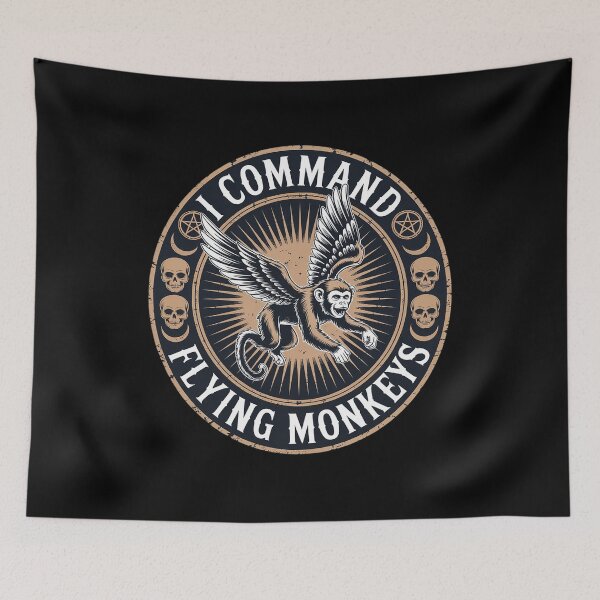 Item preview, Sarcastic I Command Flying Monkeys Warlock Unleash Witch designed and sold by SnackPAC.