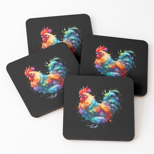 Item preview, Chicken Art Women Farm Chicken Lover Funny Colorful designed and sold by AdellBridgett.