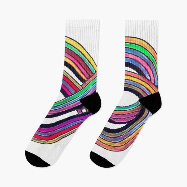 Item preview, Neon Liquid Rainbow Infinity Loop - Vibrant Chrome 3D Art designed and sold by Hen-C-Art.