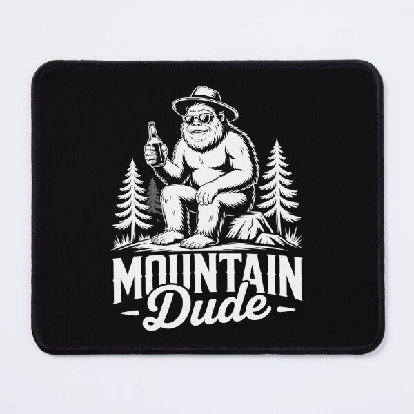 Item preview, Sasquatch Camping Retro Mountain Dude Backcountry designed and sold by SnackPAC.