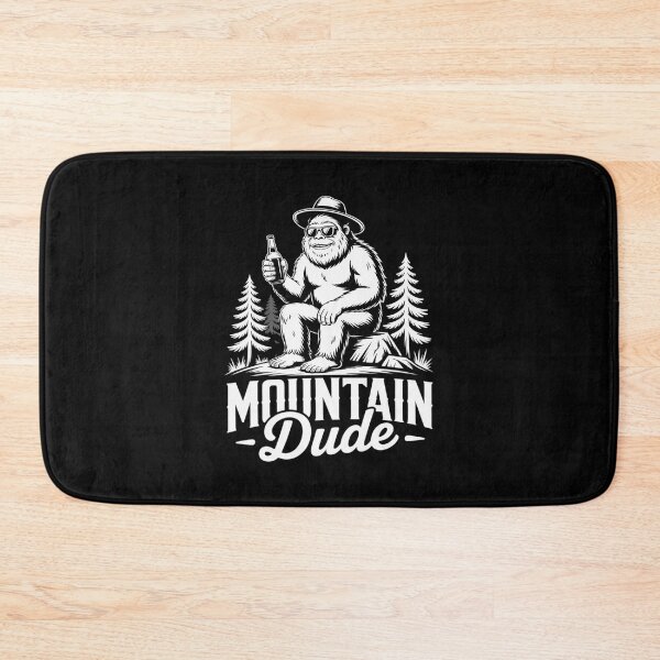 Item preview, Sasquatch Camping Retro Mountain Dude Backcountry designed and sold by SnackPAC.
