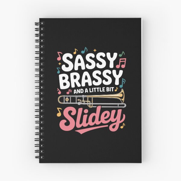 Item preview, Sassy Brassy Bit Slidey Marching Band Jazz Musician Trombone designed and sold by SnackPAC.