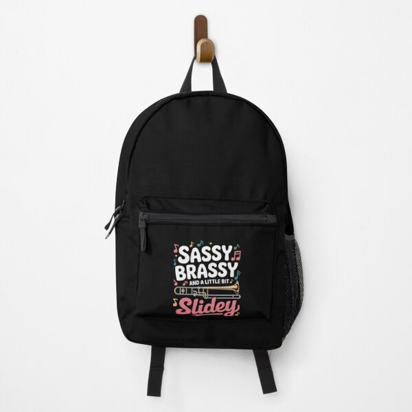 Item preview, Sassy Brassy Bit Slidey Marching Band Jazz Musician Trombone designed and sold by SnackPAC.
