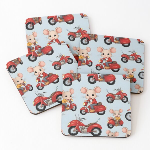 Item preview, mice on motor bikes designed and sold by aledfychan.