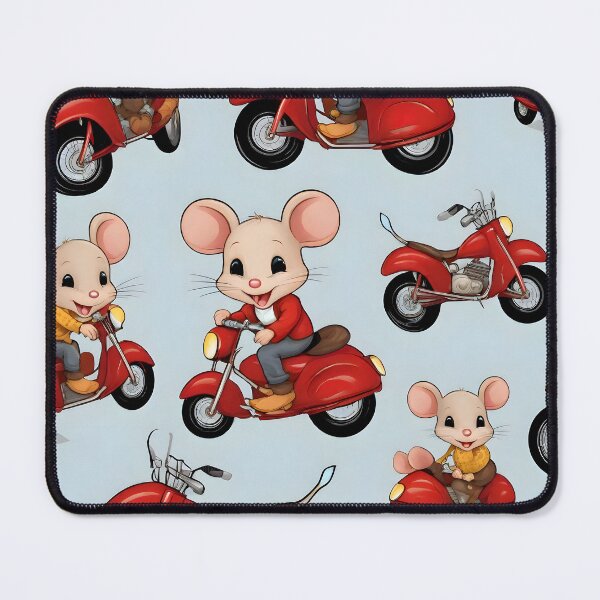 Item preview, mice on motor bikes designed and sold by BandM Jos-Wilias.