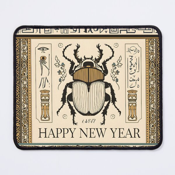 Item preview, Golden Scarab Beetle | Ancient Egyptian New Year Talisman designed and sold by TheCuriousPawn.